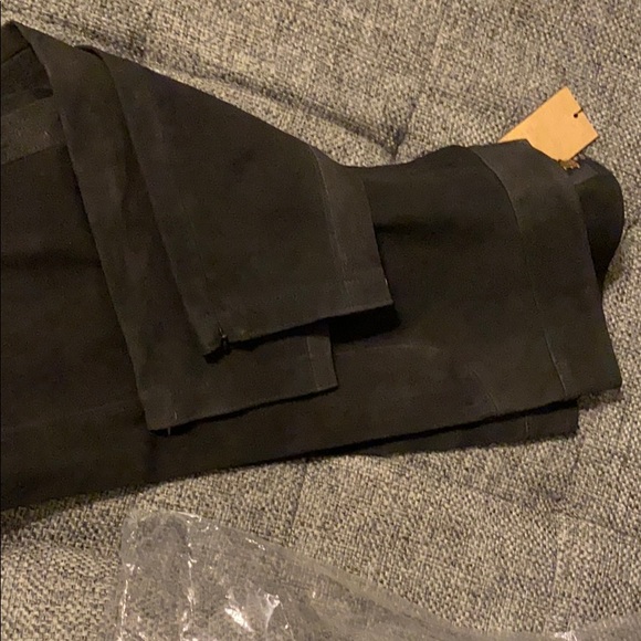 FRYE Jet Black Campus Leather Leggings - Picture 7 of 8